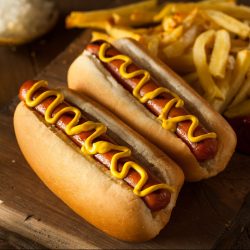 Barbecue Grilled Hot Dog